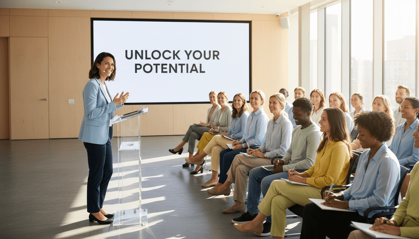 Motivational speaking engagement